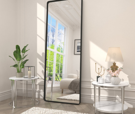 Aevar+High-Strength+Tempered+Glass+and+Aluminum+Alloy+Framed+French+Cleat+Mounted+Wall+Decor+Bathroom+Vanity+Mirror+with+5-Year+Warranty-1321465777-1322088119