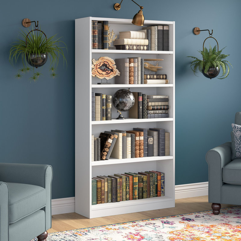 Doyno Tall 5 Shelf Bookcase, Storage and Display Bookshelf for Home Office and Living Room - Image 3